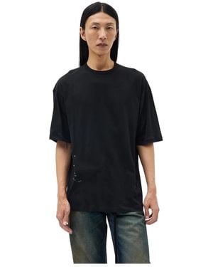 Ann Demeulemeester Dieter T-Shirt Met Hoog Comfort - Zwart