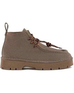Pànchic Lace-Up Boots - Brown
