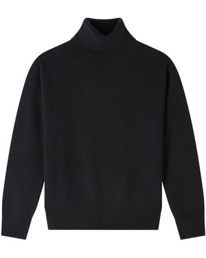A.P.C. Truien & Vesten ,Zwart ,Wol Merino Wollen Coltrui
