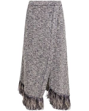 Rabanne Midi Skirts - Grey