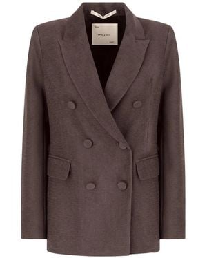 EMMA & GAIA 46S580 302 Blazer - Bruin