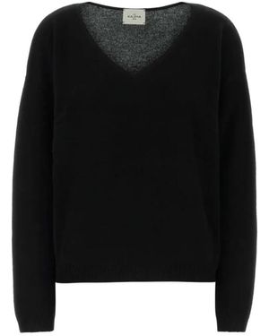 LeKasha V-Ausschnitt Pullover - Schwarz