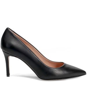 Sangiorgio Schoenen ,Zwart ,Leer With Heel