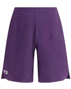 Y-3 Casual Shorts - Purple