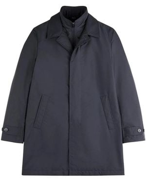 Fay Morning Double-Front Coat - Blauw