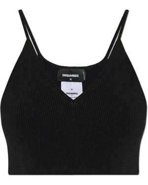 DSquared² Sleeveless Tops - Nero