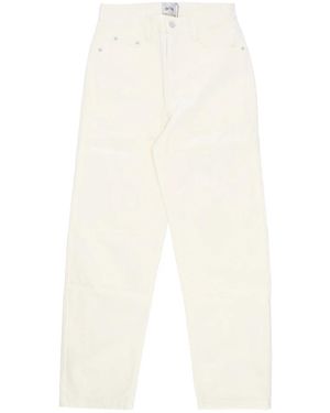 Arte' Straight Trousers - White