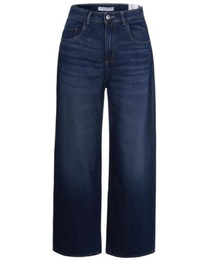 ICON DENIM Wide Jeans - Bleu