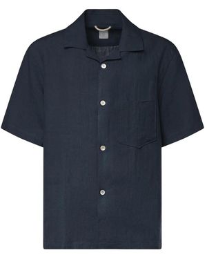 Eleventy Short Sleeve Shirts - Azul