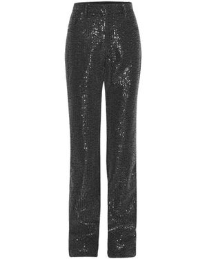 ROTATE BIRGER CHRISTENSEN Straight Trousers - Gris