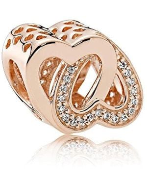 PANDORA Verschlungene Herzen Charm - Mettallic