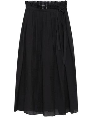 Alpha Studio Maxi Skirts - Negro
