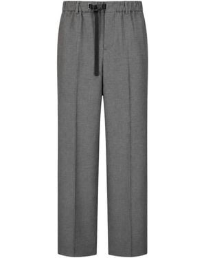 White Sand Wide Trousers - Grey