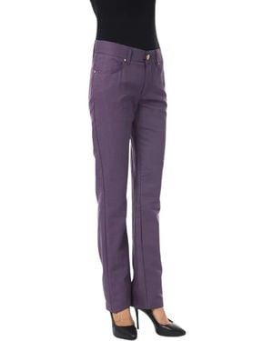 Byblos Straight Trousers - Morado