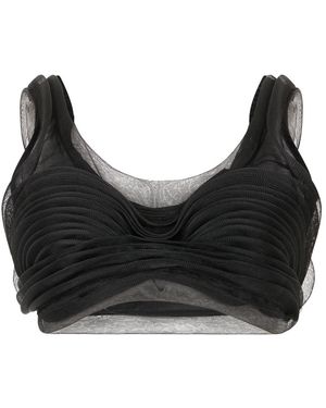Alberta Ferretti Sleeveless Tops - Black