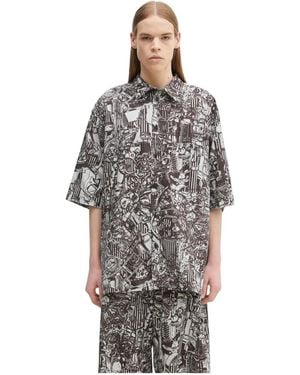 Marcelo Burlon Short Sleeve Shirts - Grigio
