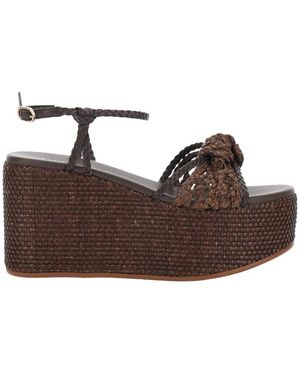 Twinset Wedges - Marron