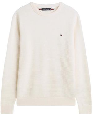 Tommy Hilfiger Round-Neck Knitwear - Blanco