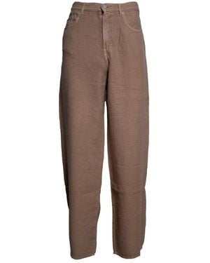 Siviglia Tapered Pants - Brown