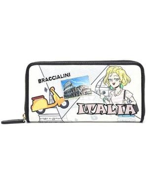 Braccialini Cartoline Zip Wallet - Mehrfarbig