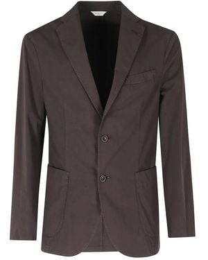 Boglioli Giacca 2 Bottoni Cotone Light Stretch - Braun