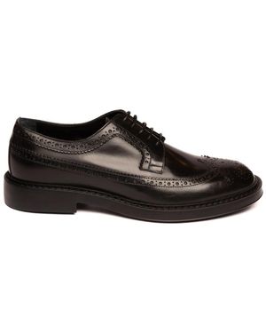 JEROLD WILTON Diver Laced Shoe - Zwart