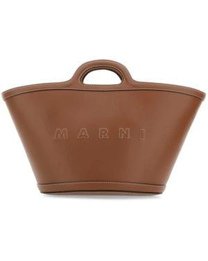 Marni Tote Bags - Brown
