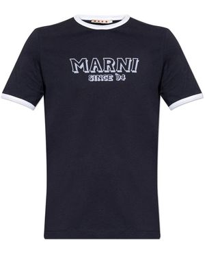 Marni T-Shirts - Blue