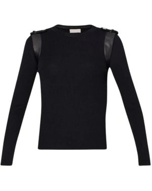 Liu Jo Round-Neck Knitwear - Nero