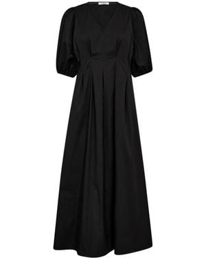 co'couture Schwarzes Kleid Poppycc Faltenkleid