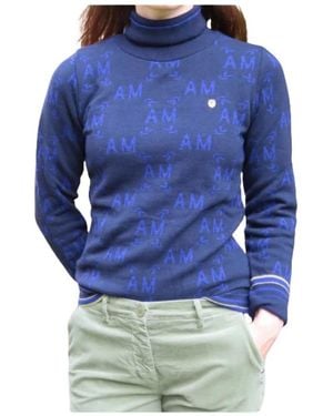 Aeronautica Militare Turtlenecks - Blue