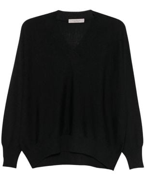 D.exterior Truien & Vesten ,Zwart ,V-Neck Truien