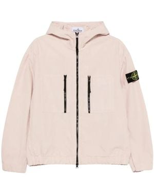 Stone Island Comfort-Fit Hooded Overshirt - Roze