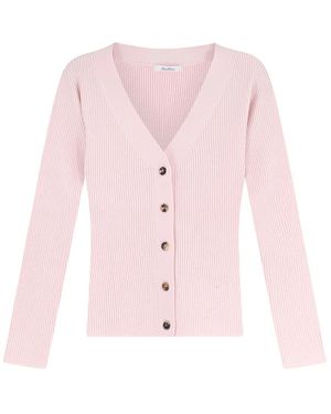 Max Mara Mxmgioiosa Gebreide Cardigan - Roze
