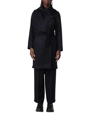 Max Mara Belted Coats - Black