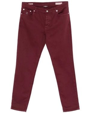 Brunello Cucinelli Straight Fit Jeans - Red