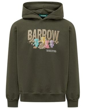 Barrow Hoodies & Sweatvesten ,Groen ,Long Sleeve Hoodie