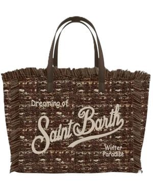 MC2 Saint Barth Tassen ,Bruin ,Tweed Colette Tweed