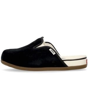 Vans Schwarz/marshmallow wildleder slip-on mule