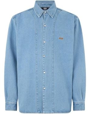Gcds Denim Shirts - Blu