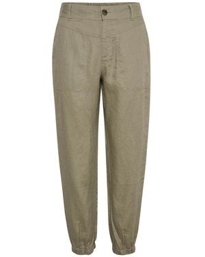 Part Two Cropped Trousers - Green