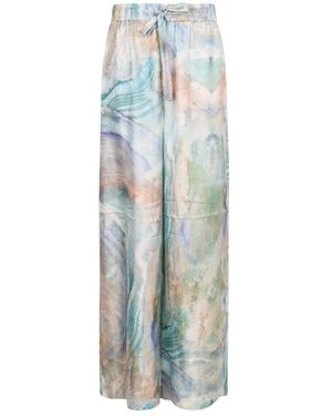 Zimmermann Wide Trousers - Blu