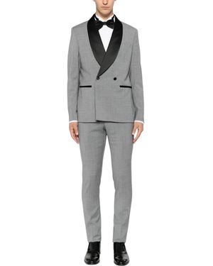 Manuel Ritz Double Breasted Suits - Gris