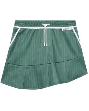 Gcds Pinstripe Miniskirt - Groen