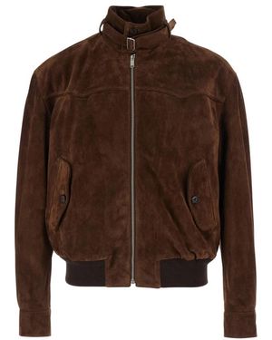 McQueen Bomber Jackets - Brown