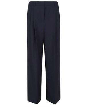 Weekend by Maxmara Straight Trousers - Blauw