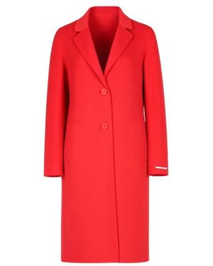 Marella Single-Breasted Coats - Rojo