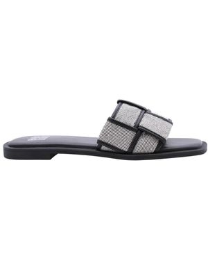 Bibi Lou Schoenen ,Zwart ,Stijlvolle Muiltjes Edinburgh Collectie - Meerkleurig