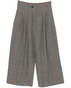 Ziggy Chen Weite Hose - Grau