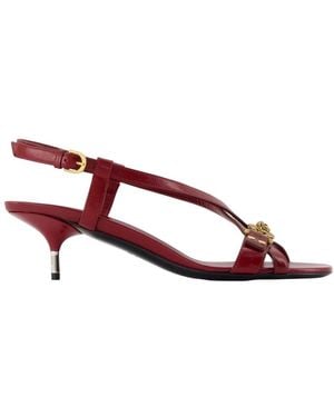 Versace Court Shoes, Size 50 – – Leather – - Red